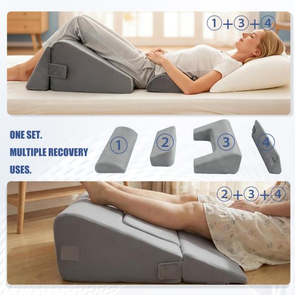 4-in-1 BBL Pillow After Surgery for Sleeping, Adjustable BBL Bed Cushion Retail $69.00