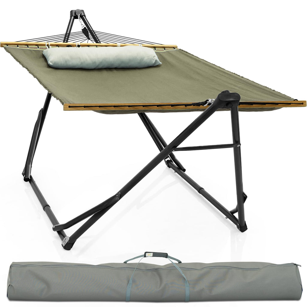 Unity Hammock with Stand 800 lbs Capacity Steel Double Hammock Sage 46 lbs