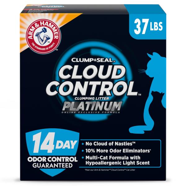 ARM  HAMMER Cloud Control Platinum Multi-Cat Litter 37 lbs