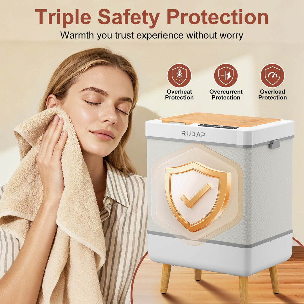Open-Box New RUDAP 35L Foldable with Fragrance - Towel Warmer