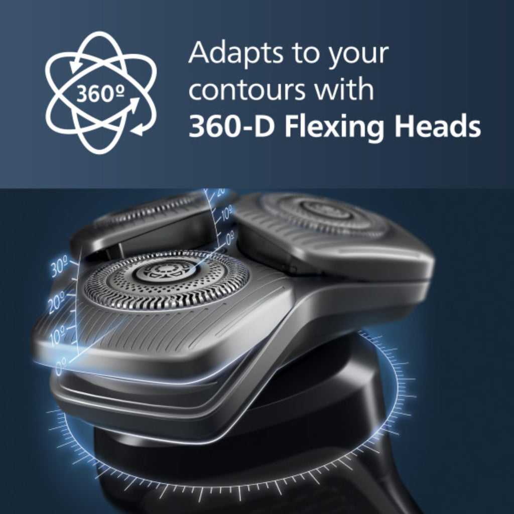 New Philips Series 9000 Wet  Dry Electric Shaver - SenseIQ Pop-up Trimmer Retail $219.00