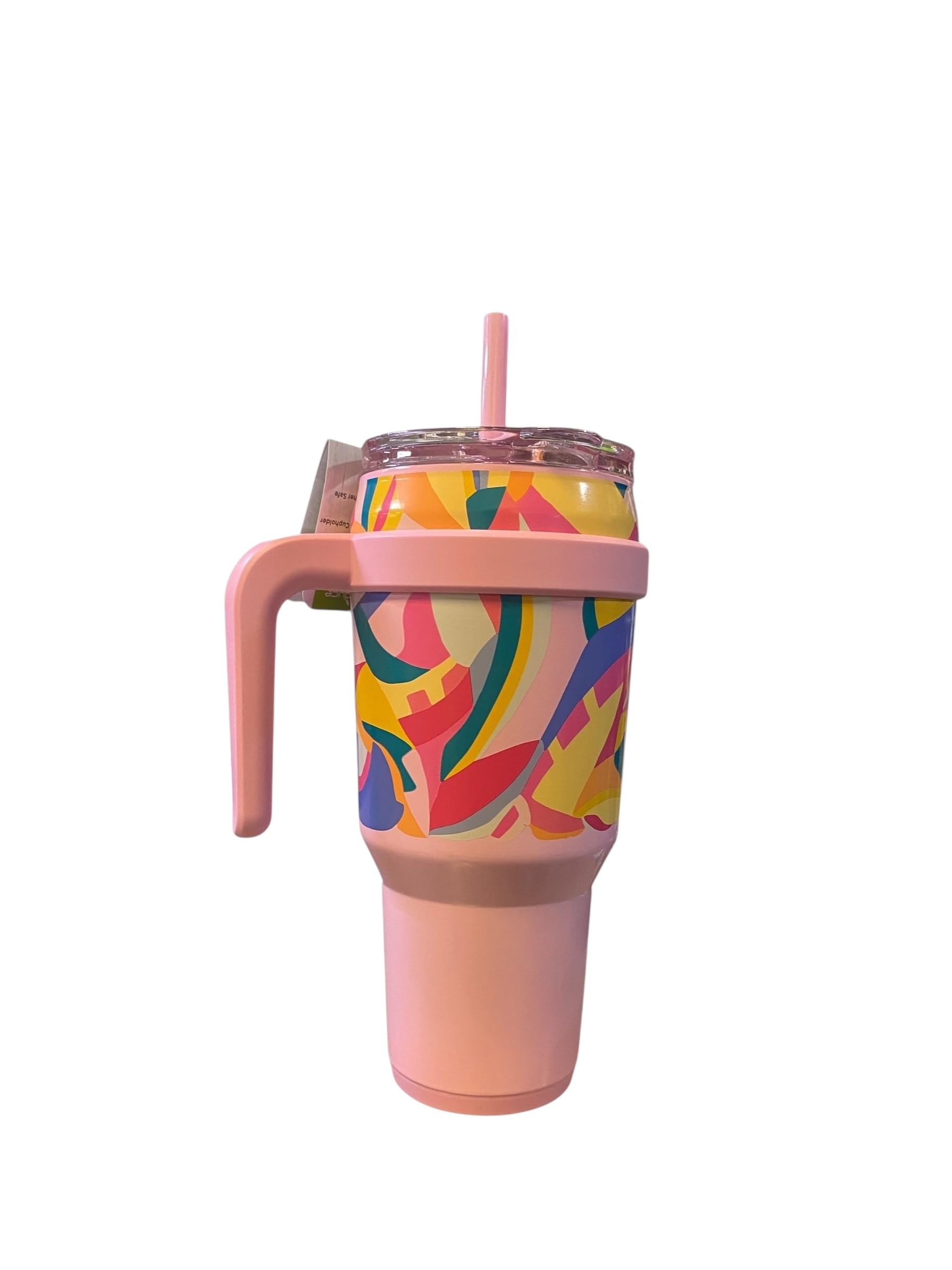 REDUCE Cold1 40oz Stainless Steel Insulated Straw Tumbler - Paradise Pink Retail $20.00