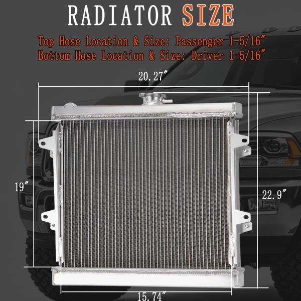 Radiator for 1984-1995 Toyota 4 Runner SR5 22R DLX Pickup 2.4L L4 MT Retail $132.00
