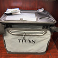 Soft Cooler Bag with Multiple Compartments GrayBlack