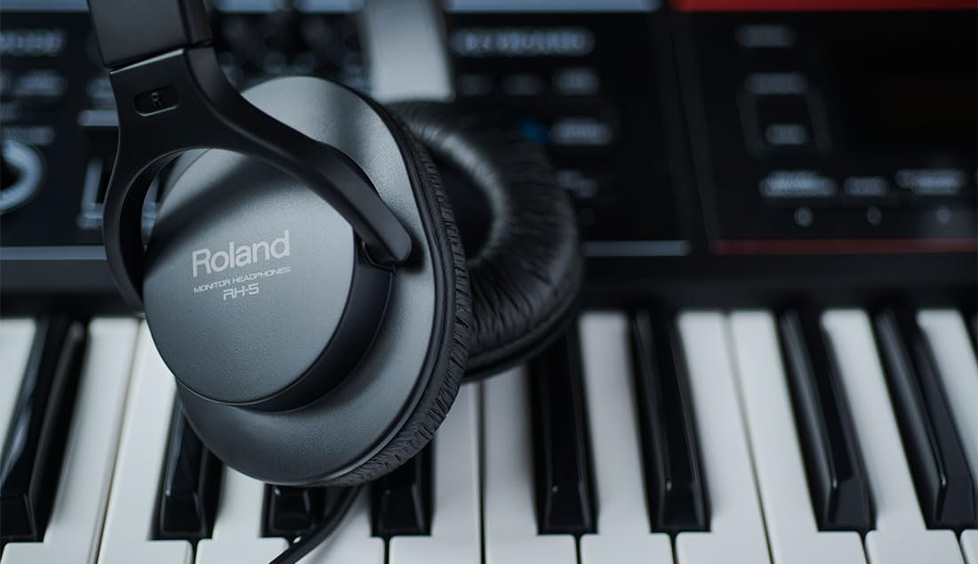 Roland RH-5 Black Over-Ear Headphones