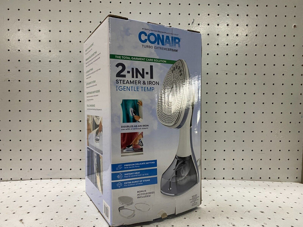Conair Turbo Extreme Steam 2-in-1 Steamer  Iron Gentle Temp Retail $94.91