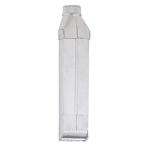 Space Saver Aluminum Dryer Vent Duct Adjustable 28-45 Straight Outlet - Silver