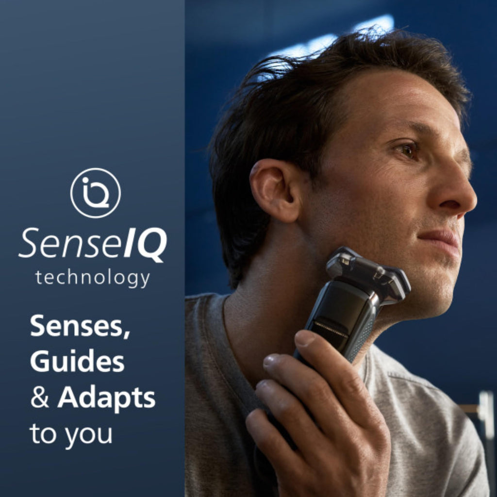 New Philips Series 9000 Wet  Dry Electric Shaver - SenseIQ Pop-up Trimmer Retail $219.00