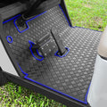 Upgraded Golf Cart Floor Mat for EZGO TXT 1994 Express S4 Blue Trim