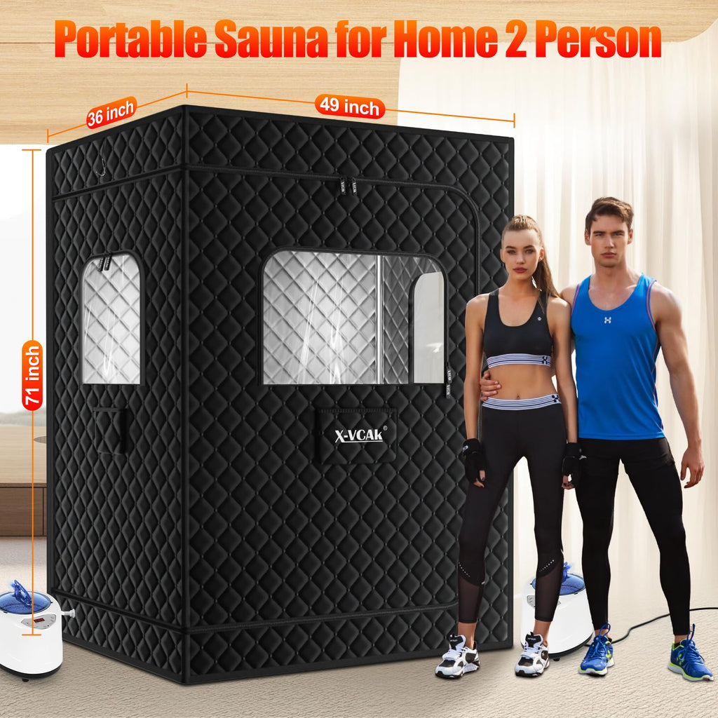 Portable XL Steam Sauna Tent 2 Person 71x49x36