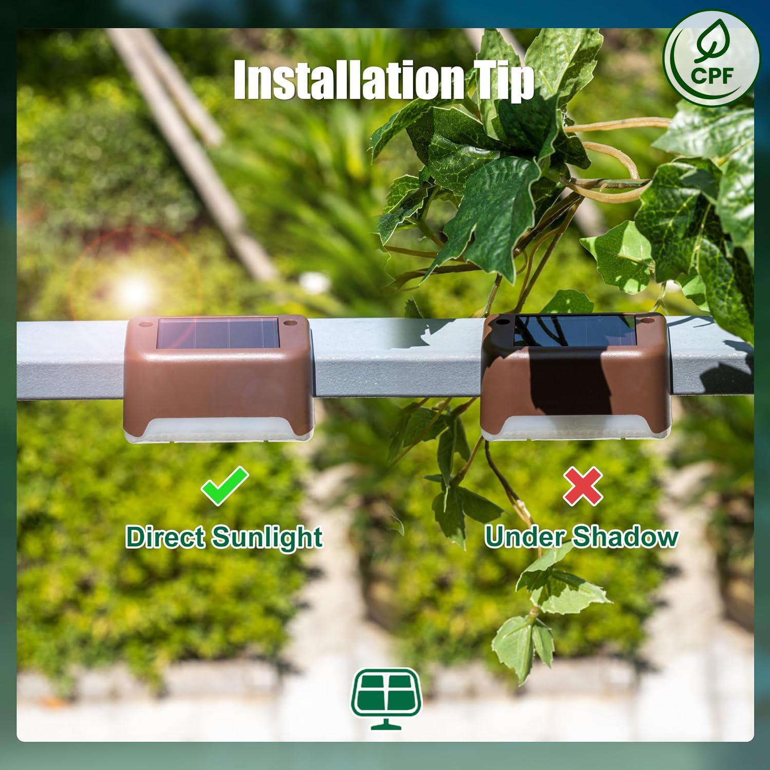 New As-Is SOLPEX 16 Pack Warm White Solar Deck Lights Outdoor Waterproof LED Retail $23.00