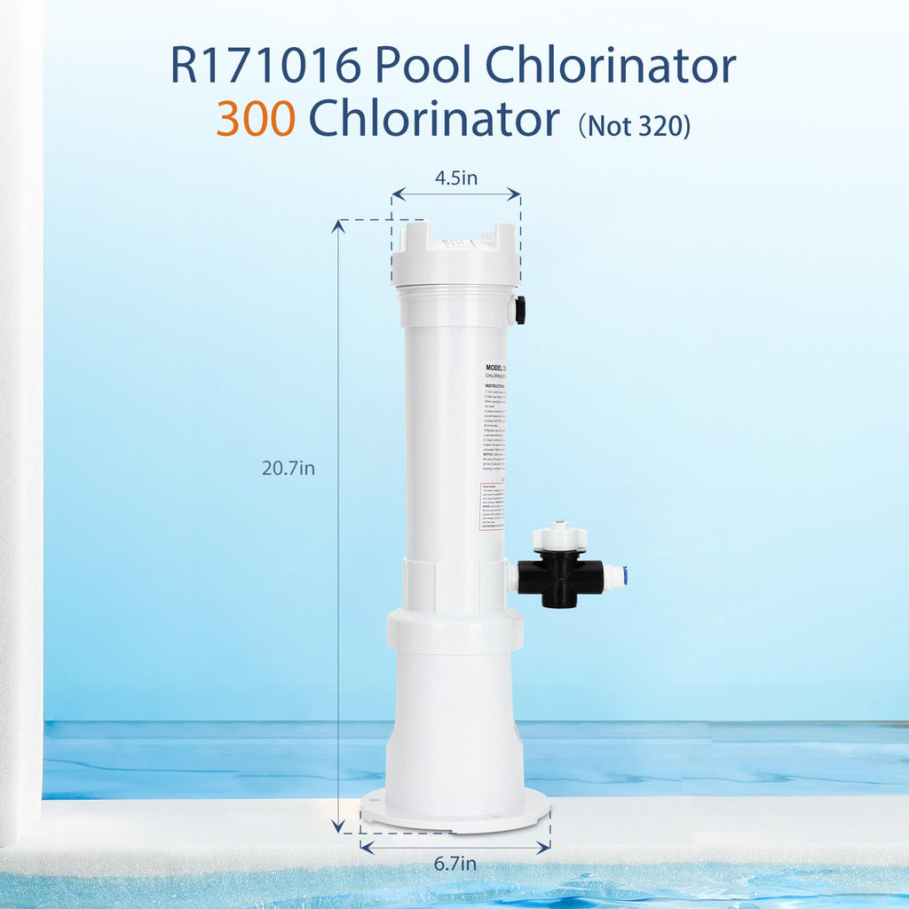 New Lanmun R171016 Automatic Pool Chlorinator Upgraded 72000 Gal Capacity. Retail $68.00