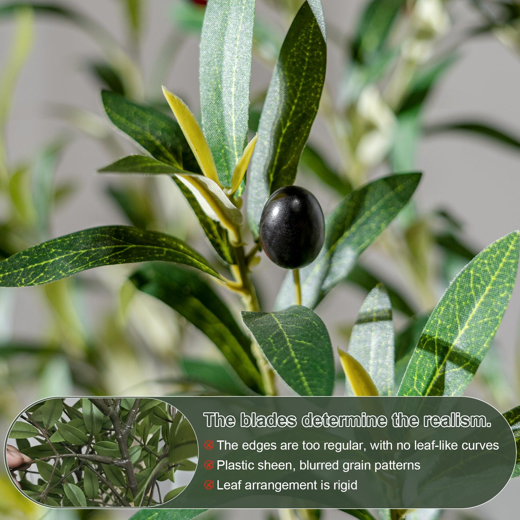 ft Faux Olive Tree with White Pot and Moss Realistic Artificial IndoorOutdoor Plant $134.25 Retail $179.00