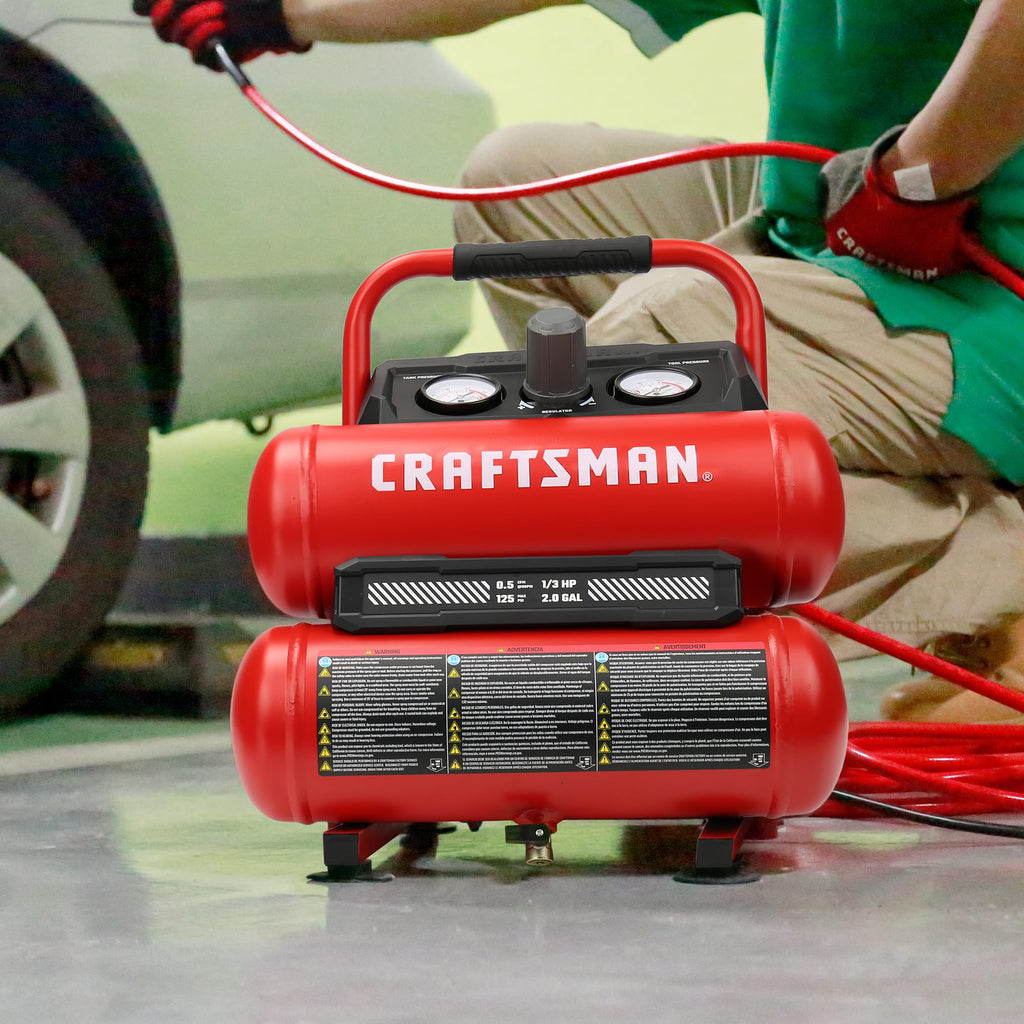 CRAFTSMAN 2-Gallon Oil-Free Air Compressor 125 PSI 22.8 lbs $231.75