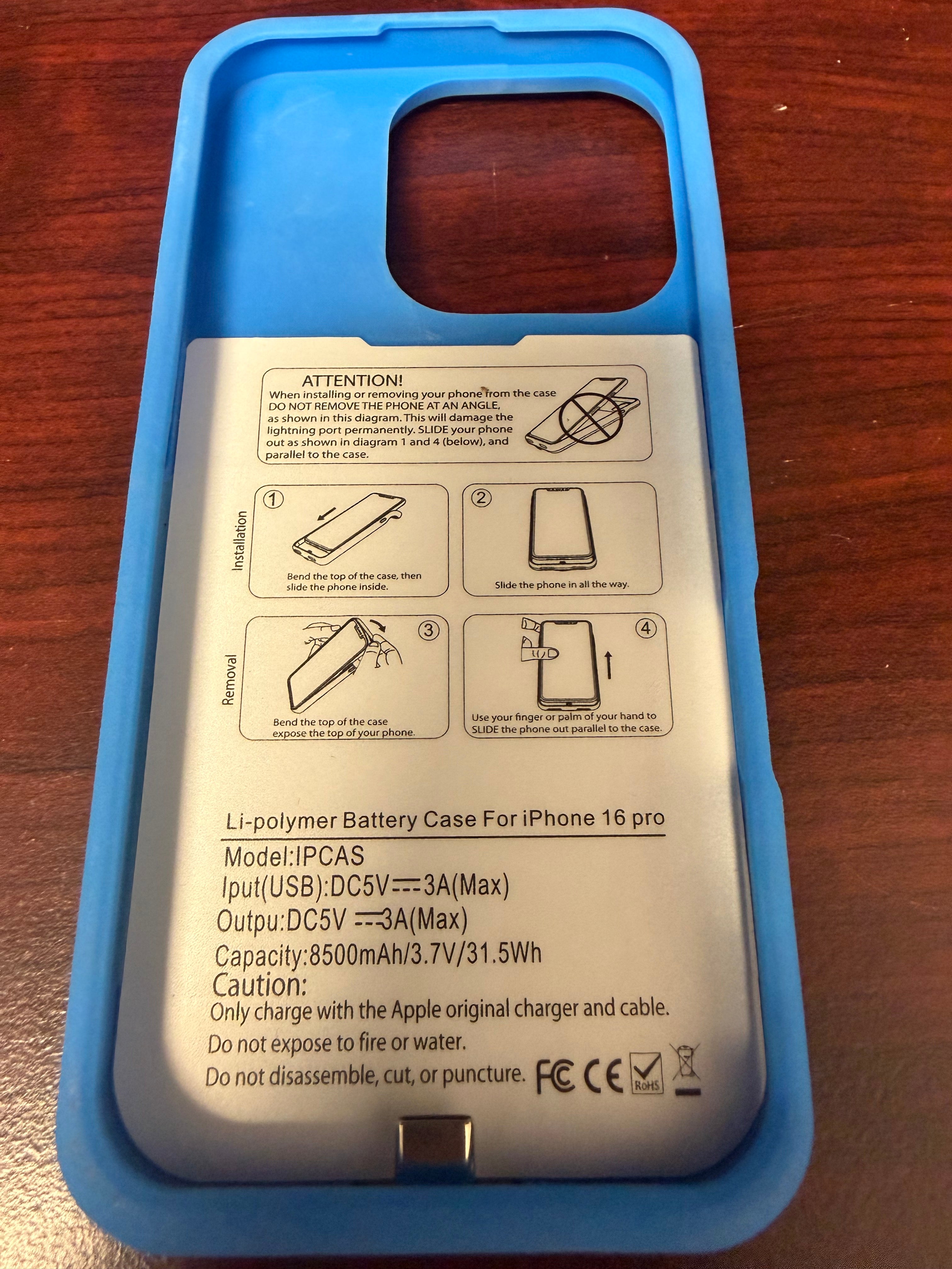 I Phone 16 pro Battery Case