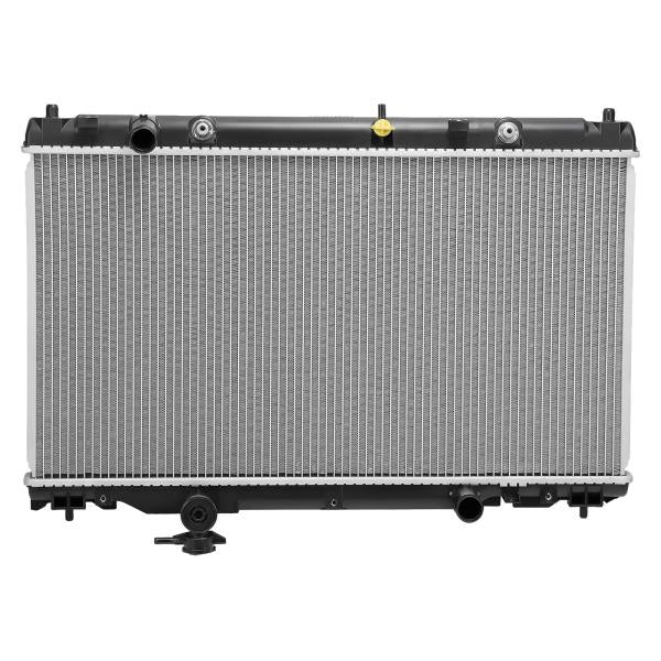 SPELAB CU2436 Radiator Replacement - Compatible with Toyota Camry 2002-2006 2.4L, Solara 2004-2008 - Replaces # DPI2436, 2436