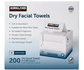 Kirkland Signature Dry Disposable Facial Cleansing Towels 200-Count