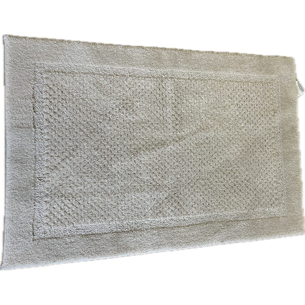 Plush Beige Bath Mat Rug 35 x 24