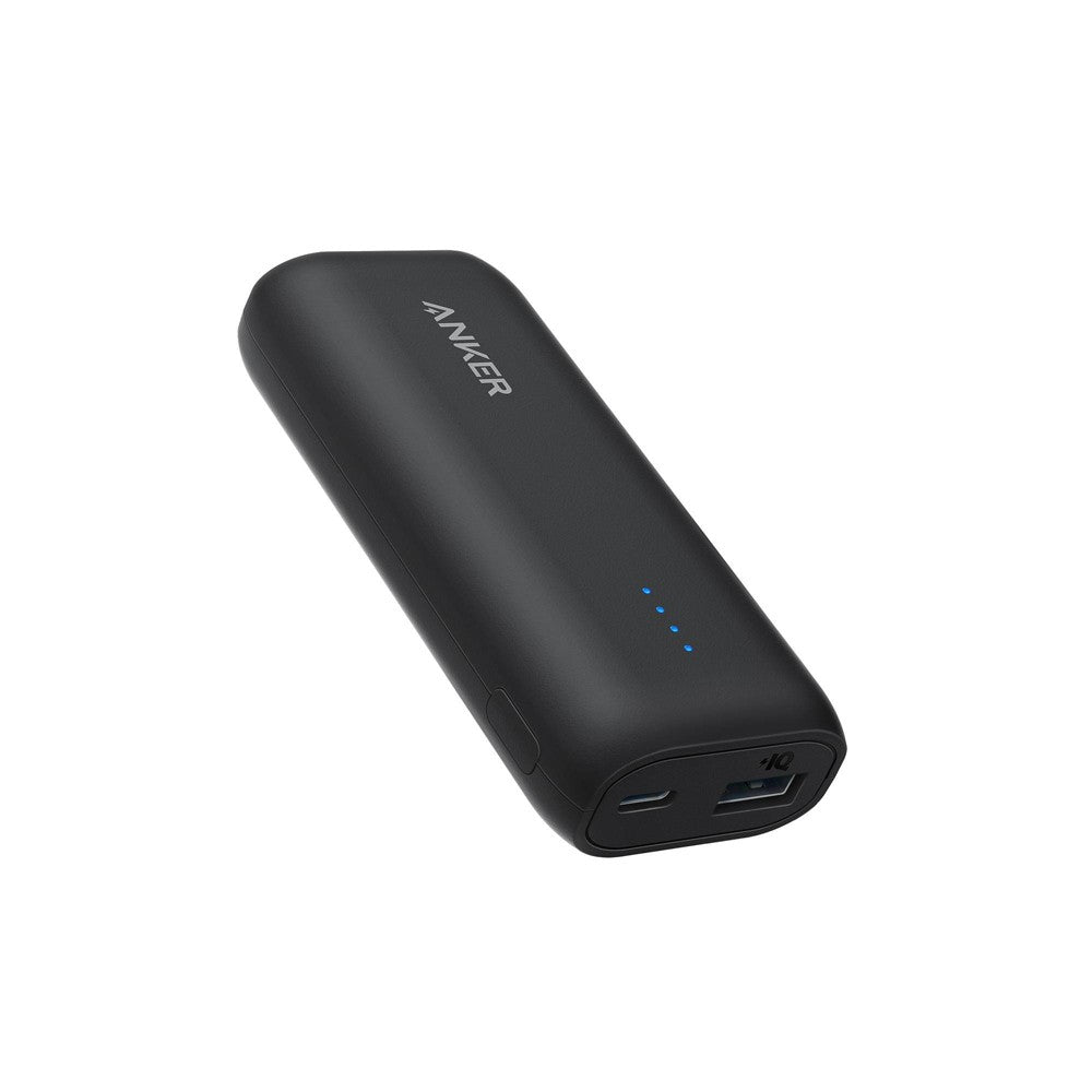 Anker 321 Pocket-Sized USB-A  USB-C Power Bank - Black