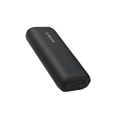 Anker 321 Pocket-Sized USB-A  USB-C Power Bank - Black