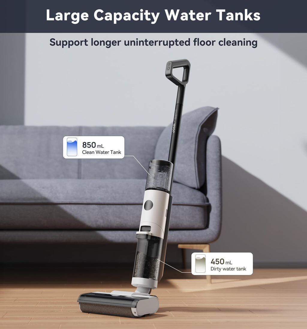 Open-Box New JONR ED12 Cordless Wet Dry Vacuum Cleaner with Self-Cleaning  0.1 Edge Clean