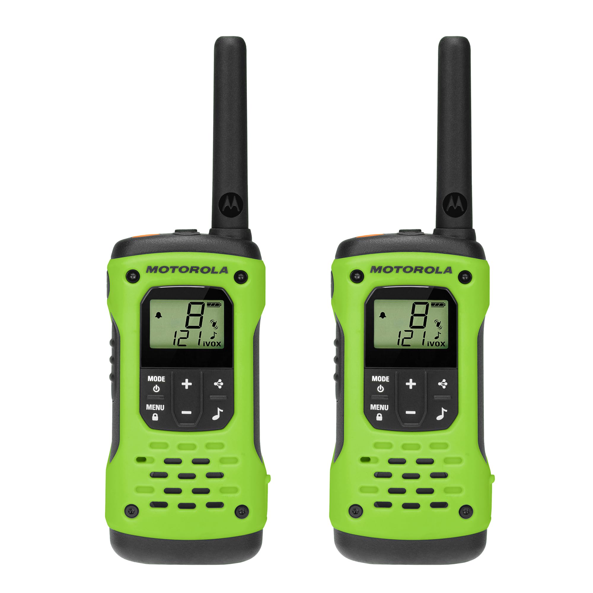 New As-Is Motorola Solutions T600H2O Waterproof 22-Channel Two-Way Radios 2 Pack Retail $84.00