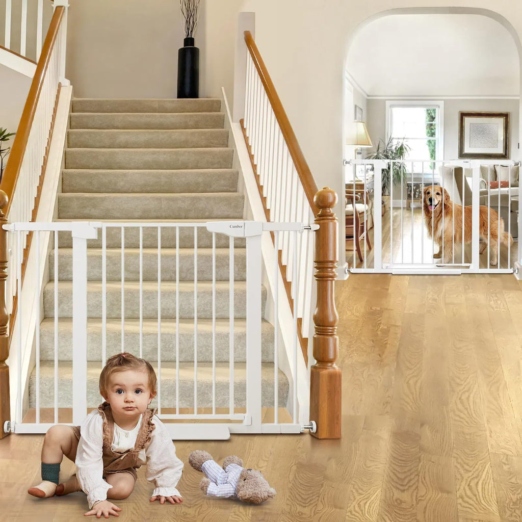 Pack 30-46 Baby Gate for Stairs and Doorways White $145.50
