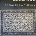 Machine Washable Area Rug 5ft 3in x 7ft 5in Multi-color Persian Pattern