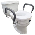 New Carex E-Z Lock 5 Raised Toilet Seat Riser with Handles For Seniors Retail $42.00