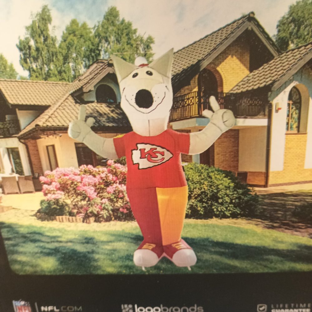 Kansas City Chiefs Inflatable Mascot