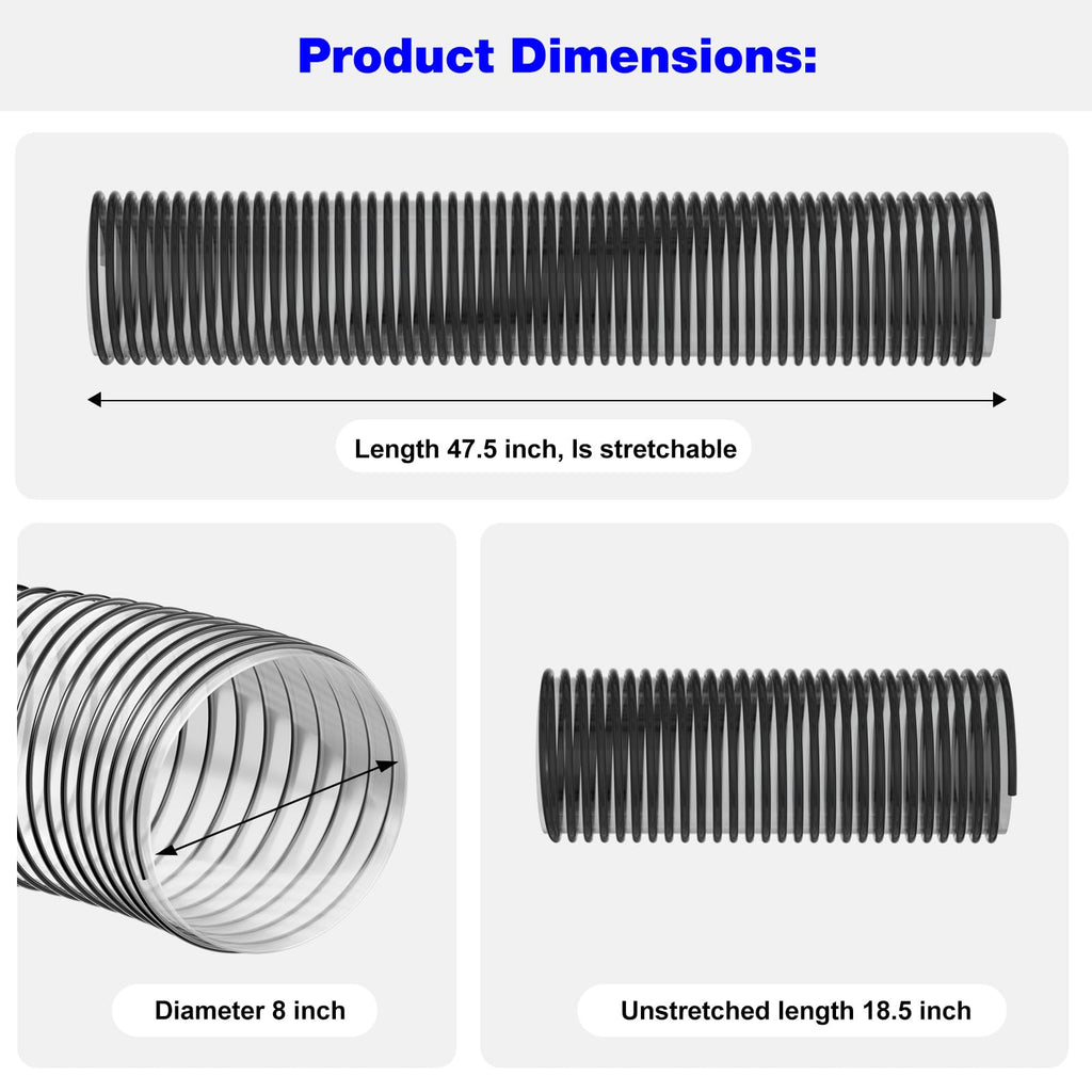 Bagger Flex Hose Replacement for Cub Cadet Riding Mower 8 x 47.5 $44.25