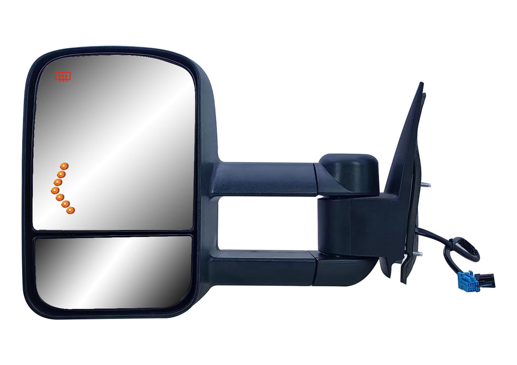 Driver Left Side Power Heated Towing Mirror with Signal for Chevy Silverado Sierra 2003-2006