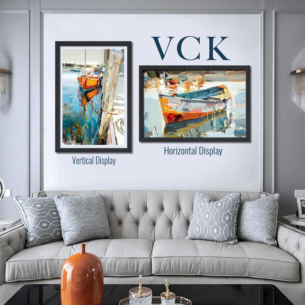 New VCK 20x30 Black Oak Solid Wood Poster Frames 3 Pack Retail $82.00
