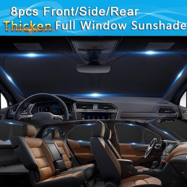 pcs Thicken Sun Shades for Volkswagen VW Tiguan 2018-2023 Full Car Window Covers
