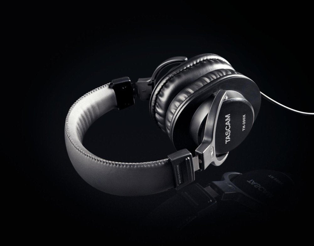 Open-Box New Tascam TH-200X Lightweight Studio Over-Ear Headphones Retail $55.00