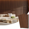 Pack Acoustic Wood Panels for Wall 47.24 x 23.81 Walnut