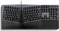 Perixx PERIBOARD-535BL Wired Ergonomic Mechanical Full-Size Keyboard - Low-Profile Blue Clicky Switches Programmable Feature with Macro Keys Compatible Windows and Mac OS X US English, Black Retail $89.00