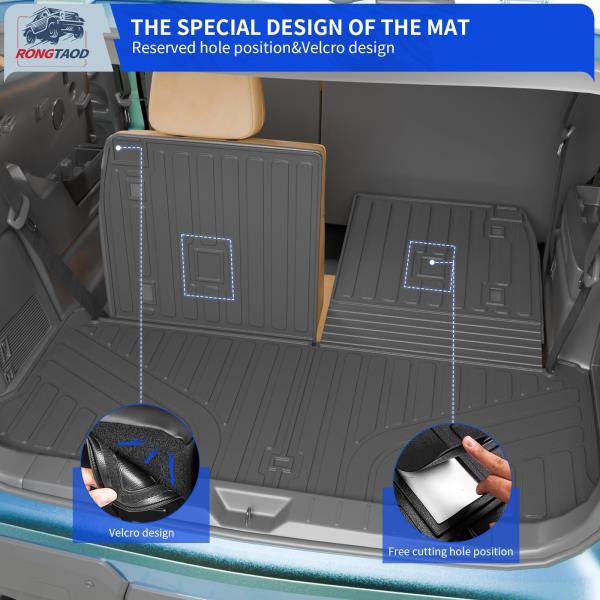 Floor Mats and Trunk Mat with Backrest Mats for 2024-2026 Lexus TX350 TX500h TX550h 5 PCS