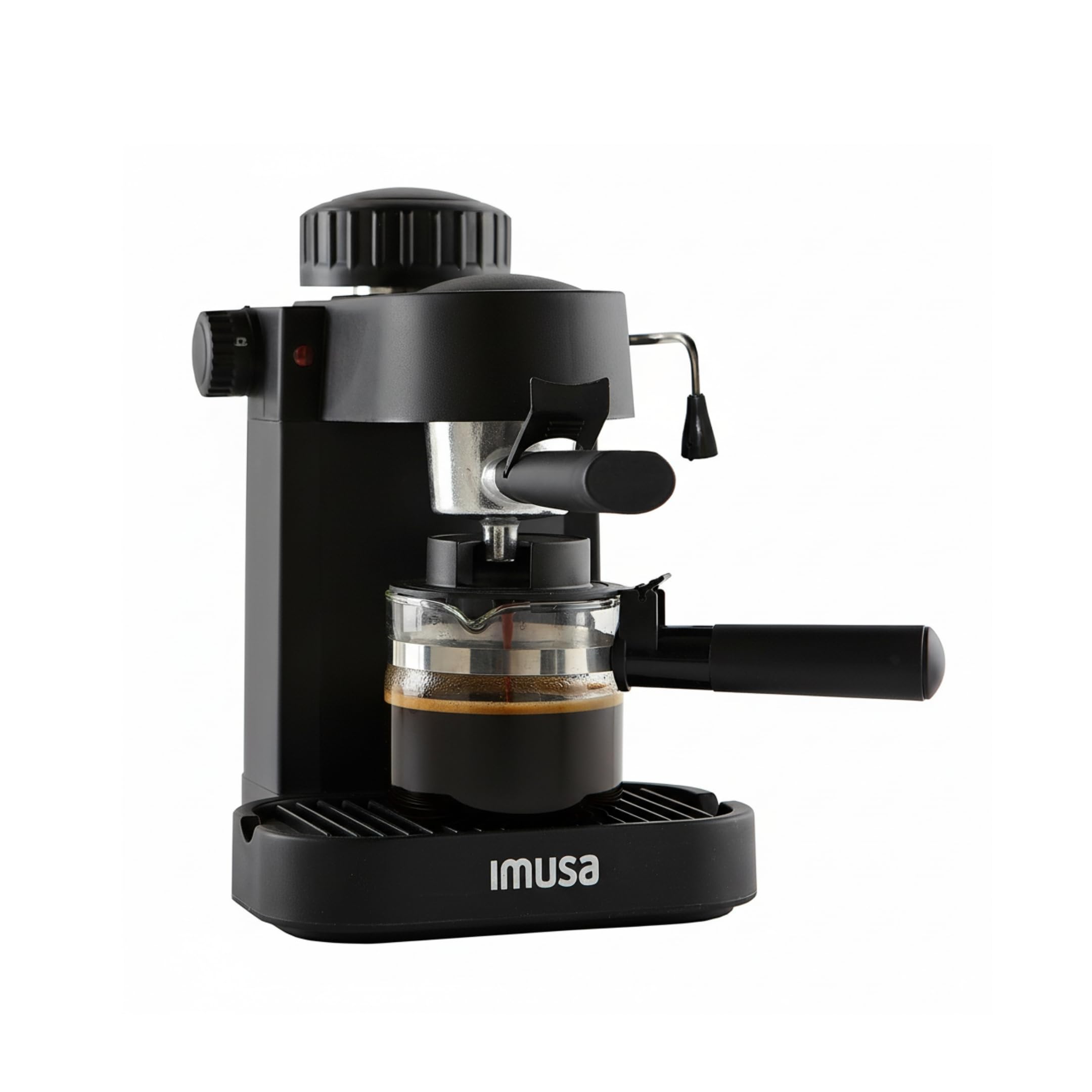 IMUSA USA GAU-18202 4 Cup Espresso/Cappuccino Maker,120 volts, Black Retail $69.00
