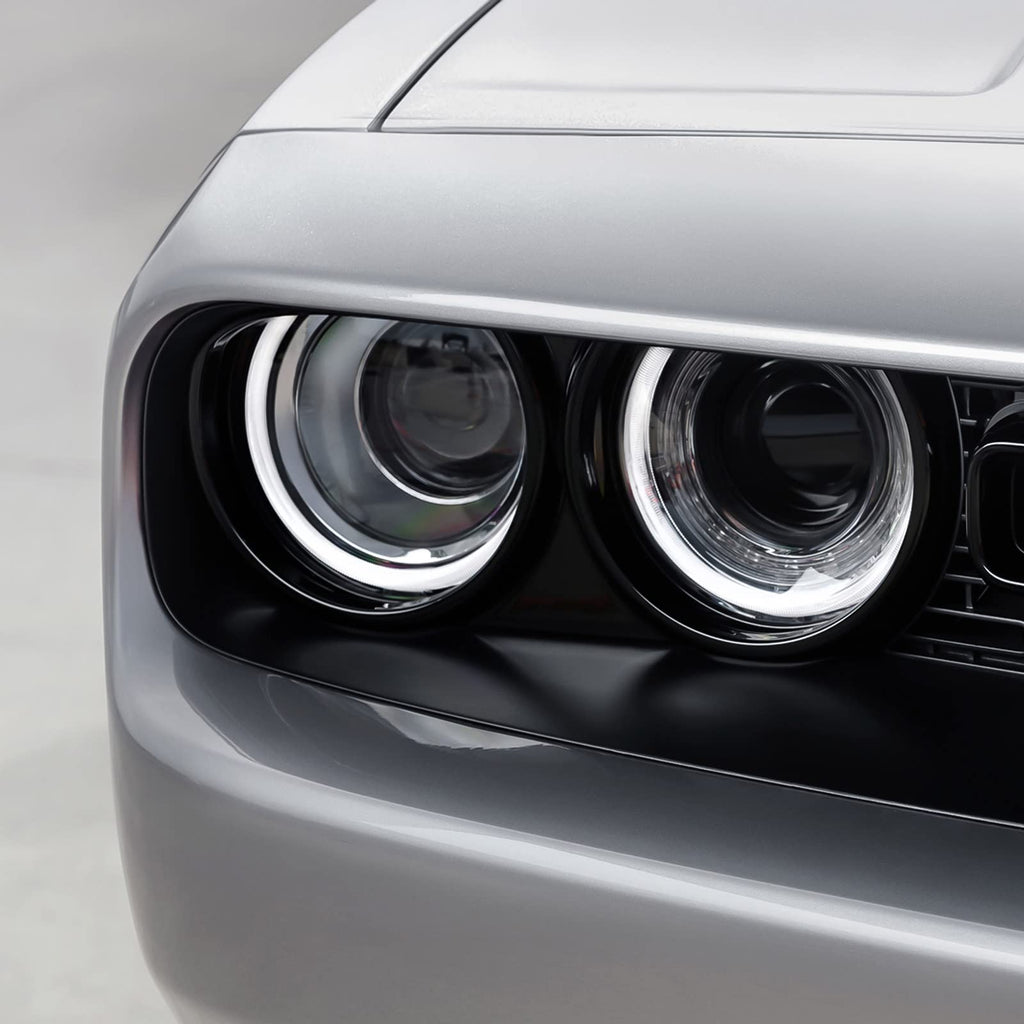 Open-Box New FIONE Headlight Assembly for Dodge Challenger 2015-2021 - Black Halogen Pair Retail $202.00