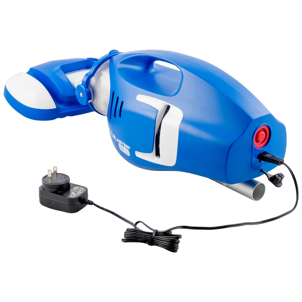Cordless Pool Vacuum Battery-Powered for IngroundAbove Ground Pools 60 Min Runtime 10.5 Head BlueWhite
