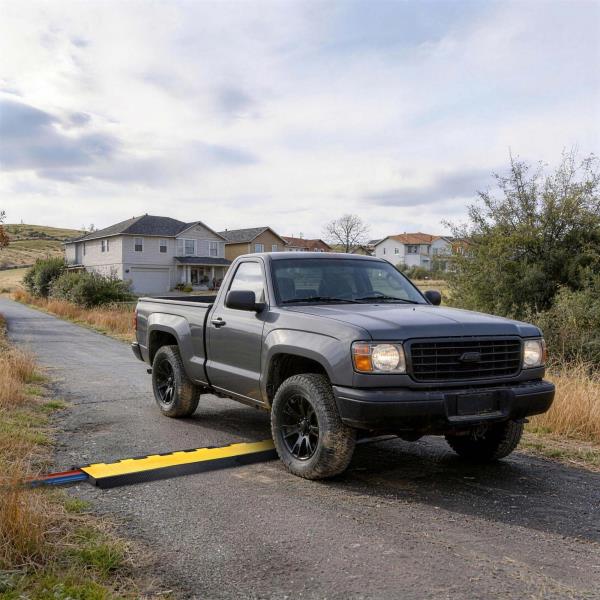 -Channel Cable Ramp Protector 39x10x2 22000 Lbs Capacity