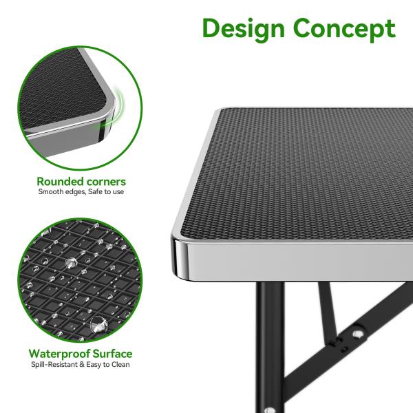 Foldable Pet Grooming Table 35.5 L x 23.6 W x 30 H with Adjustable 33.5 Arm and Tray