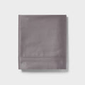 Threshold Twin 400-Thread Count Cotton Sateen Performance Flat Sheet Dark Gray