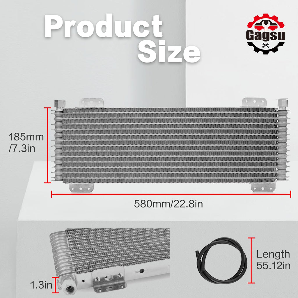 Silver LPD47391 40k Low Pressure Drop Transmission Oil Cooler