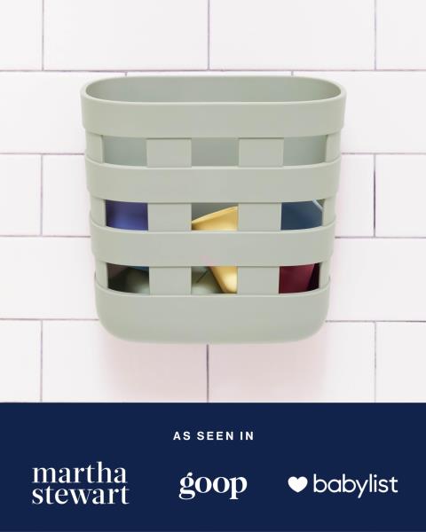 Lalo Bath Time Storage Bin, Removable Drying Bin for Bathtub Retail $19.00