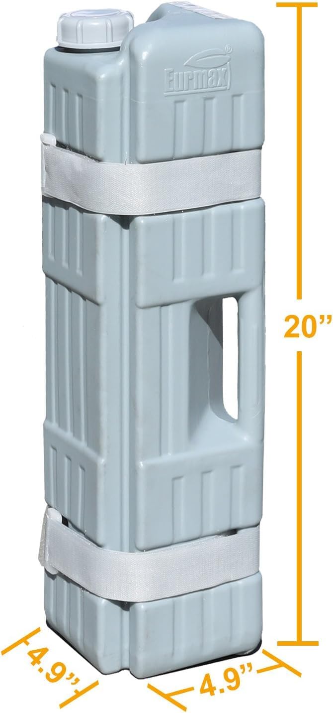 New Eurmax USA 4-Pack Universal Canopy Leg Weights Multi-Fill for Tents  Gazebos Retail $82.00
