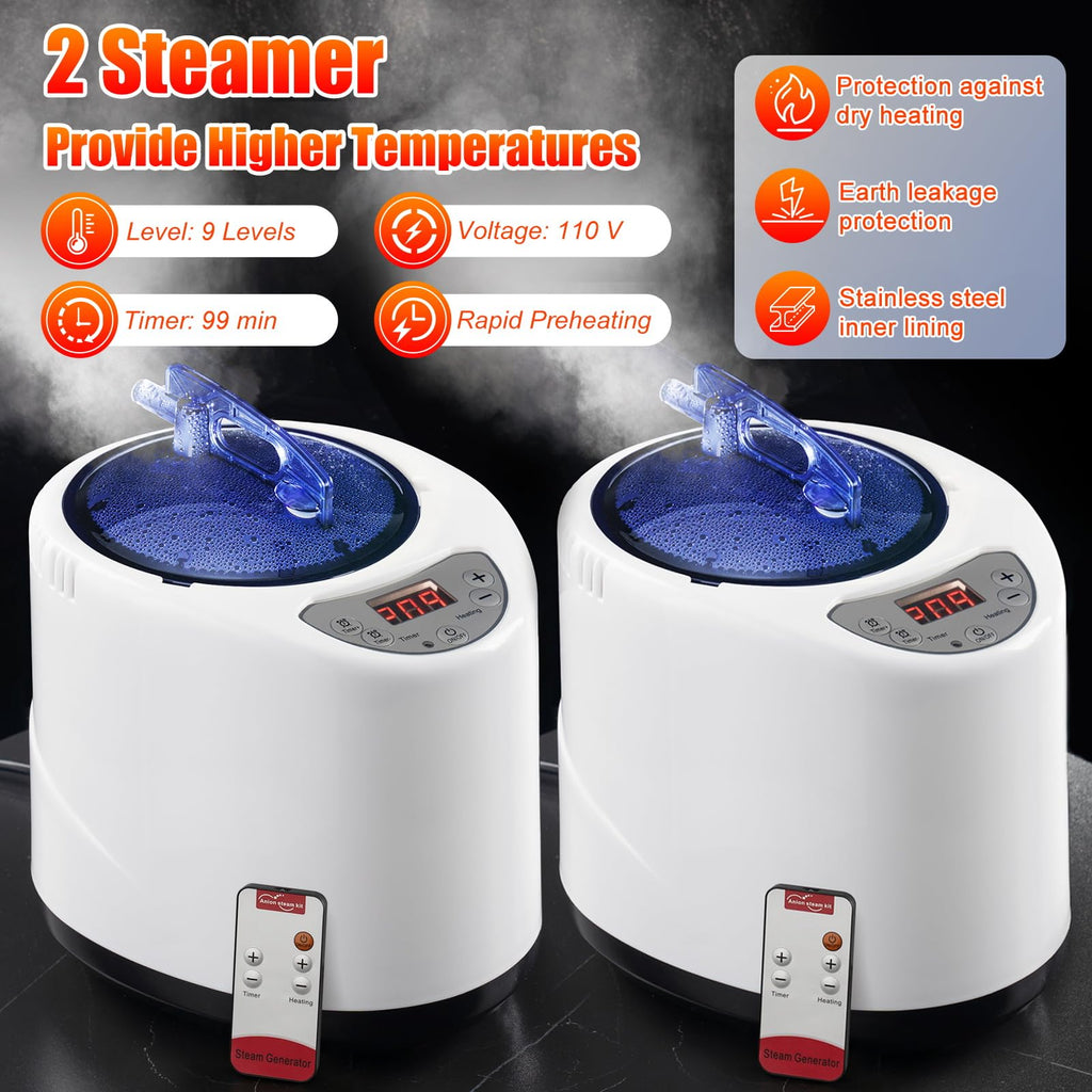 Portable XL Steam Sauna Tent 2 Person 71x49x36