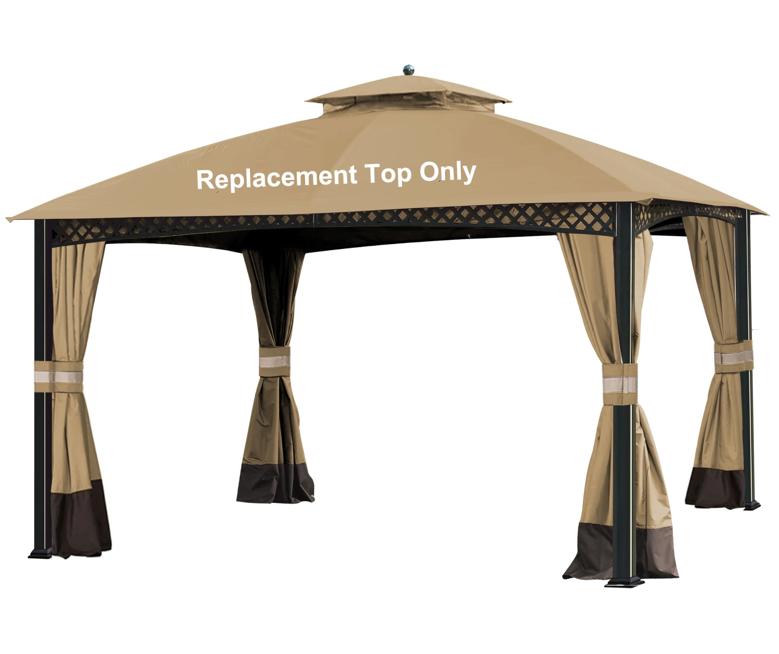 Replacement Canopy Cover for Windsor and South Hampton Gazebos Beige - $66.75