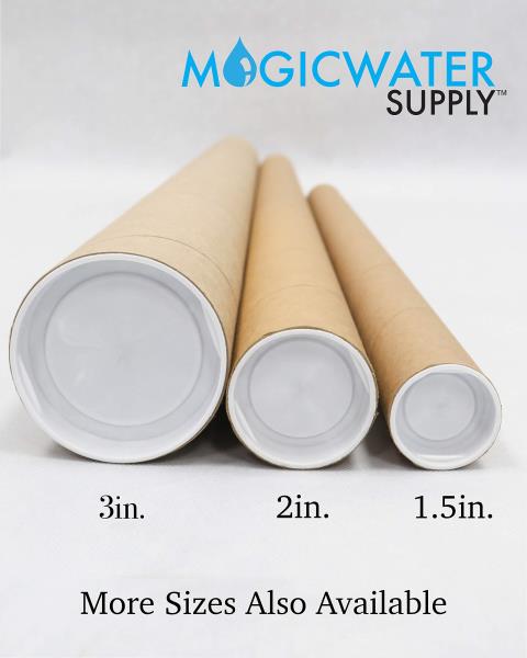 MagicWater Supply 3 x 36 Inch Kraft Mailing Tubes with End Cap - 6 Pack Retail $52.00